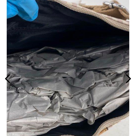 Tahari Sand Stripe Hobo Bag NWT - Picture 4 of 5